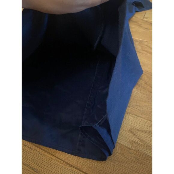 Theory women's Navy Blue A-Line knee length short sleeve lined Dress Size 2 - Picture 3 of 9